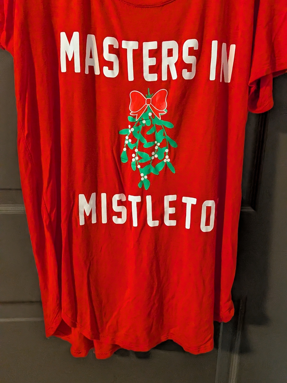 Fifth Sun Red Holiday 'Masters in Mistletoe' Short Sleeve Tee